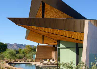 Modern Luxury Architecture in Paradise Valley Arizona.