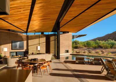 Contemporary Modern Architecture in Paradise Valley, Arizona.