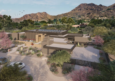 Architecture Rendering of Fairway Vista Residence by award-winning, regionally inspired custom residential architectural firm Kendle Design Collaborative
