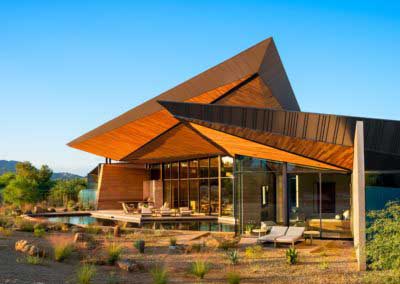 Modern Luxury Architecture in Paradise Valley Arizona.