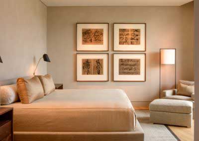 Luxury Modern Architecure. Guest bedrooms