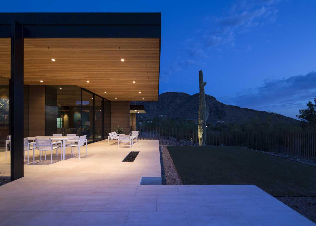 Rammed Earth Modern-Custom Home