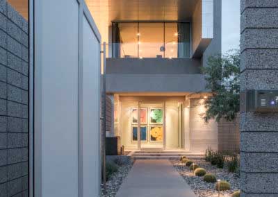 Contemporary Modern home in Scottsdale Arizona. Custom Home, designed by Architect Brent Kendle