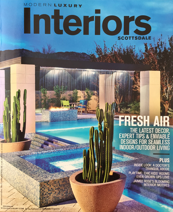 Modern Luxury Scottsdale Interiors - Spring Summer 2016 cover
