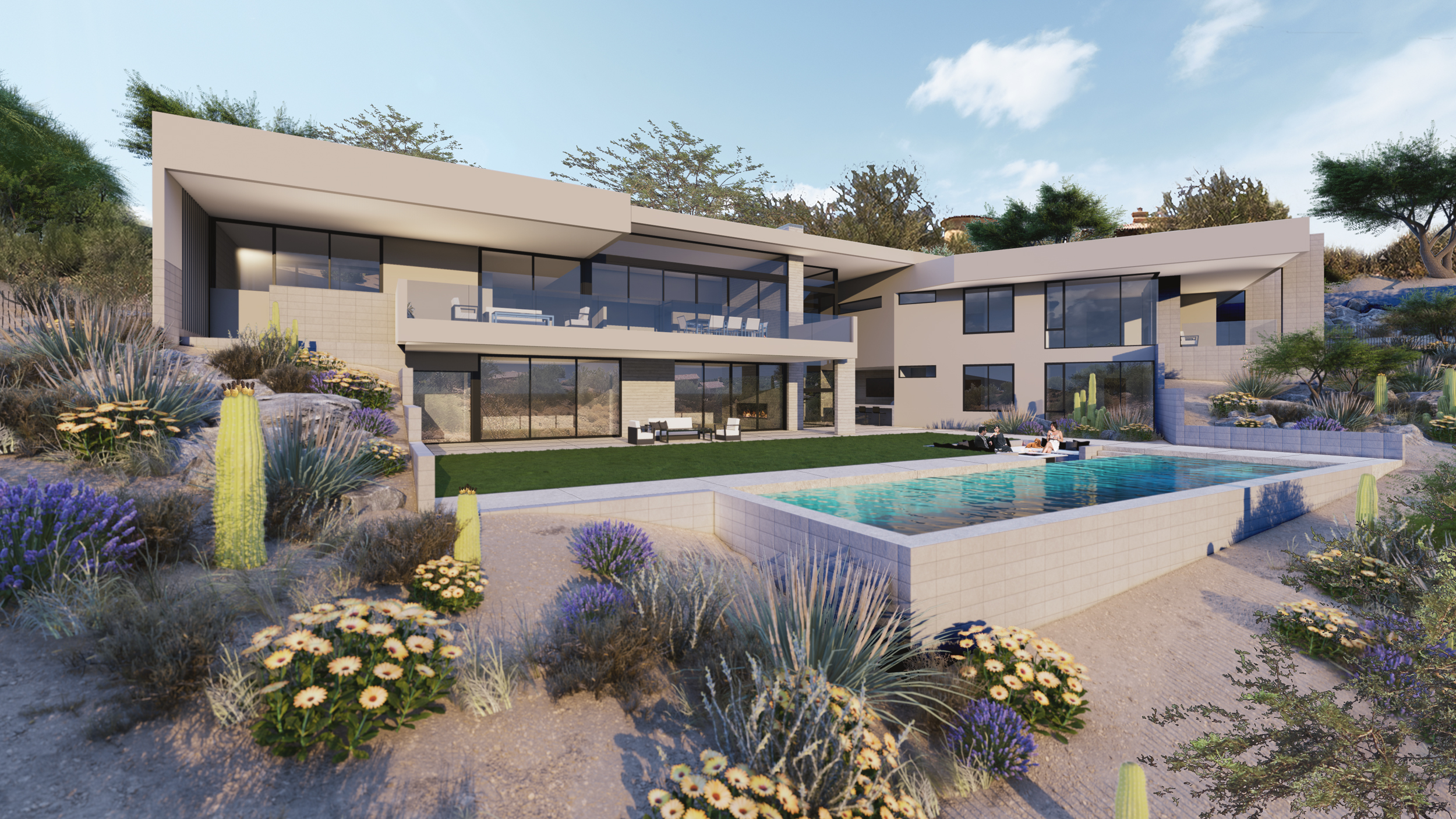 Clearview_KendleDesign_Modern Hillside Home_Paradise Valley_Scottsdale (1)