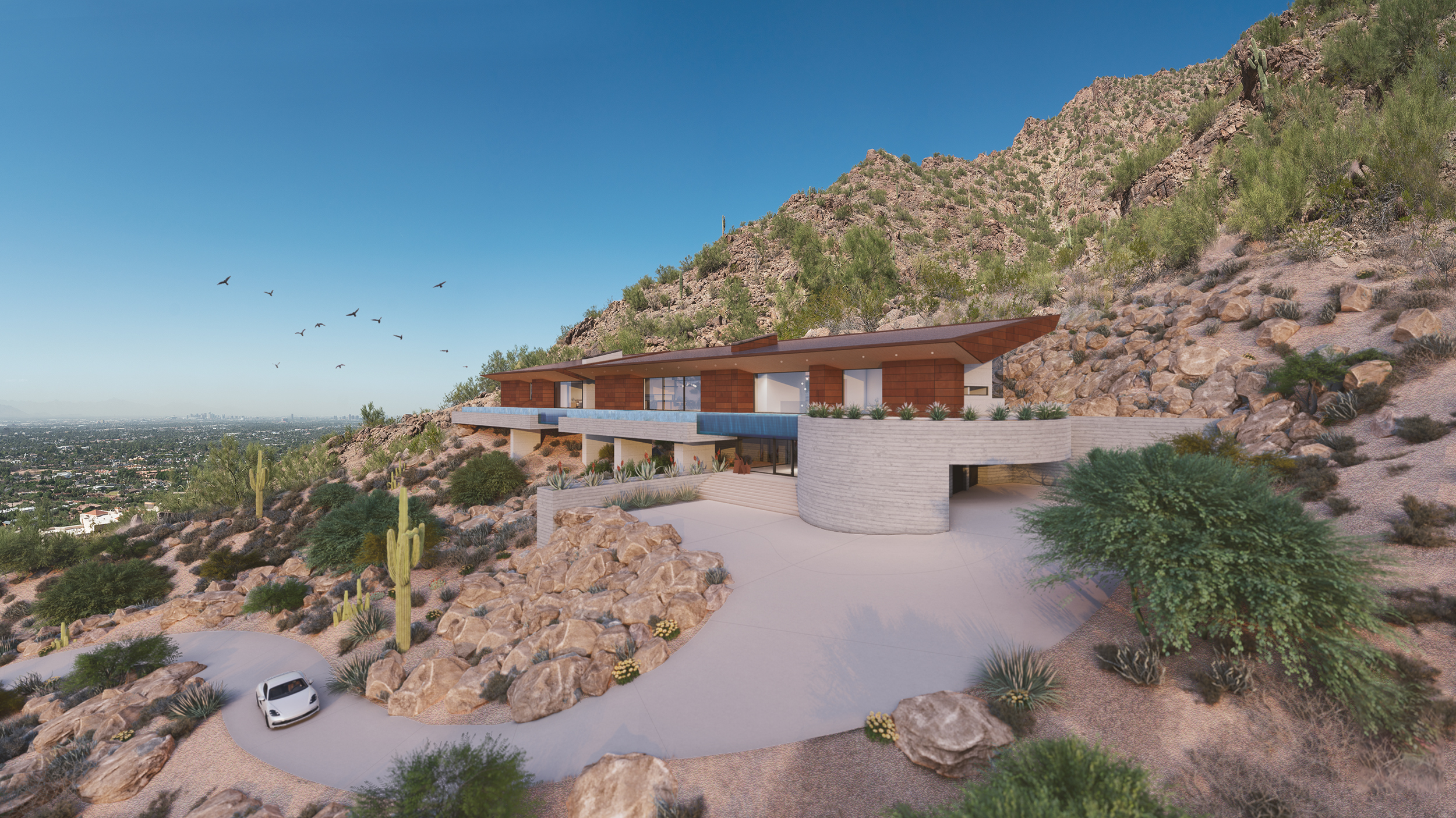 Desert Bridge_Kendle Design_ Modern Hillside Home Phoenix (5)