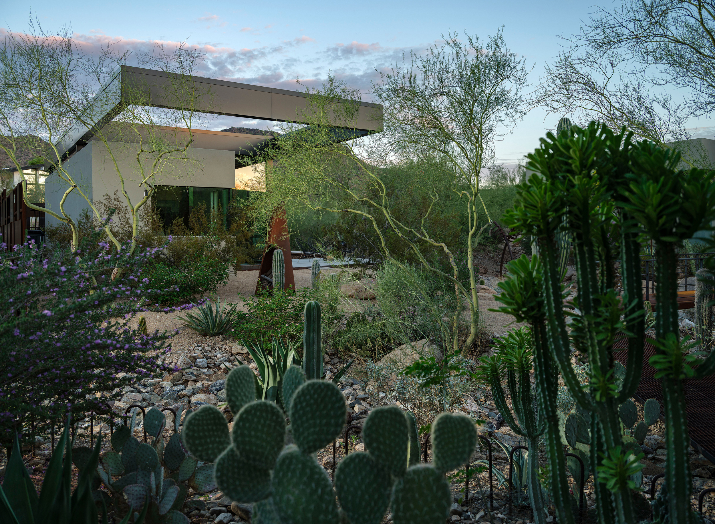 Birds Nest - Scottsdale Custom Home - Modern Architect - Kendle Design Collaborative (10) Flex Pavilion in Paradise Valley, Arizona