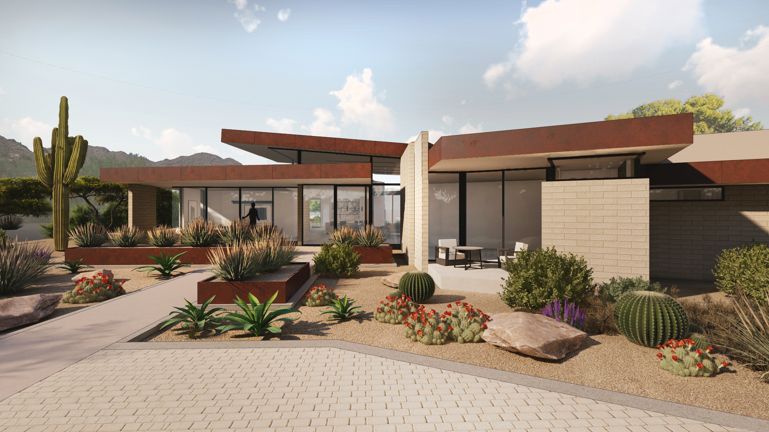 Hummingbird Residence_Paradise Valley_Modern Home (1) Birds Nest – Scottsdale Custom Home – Modern Architecture