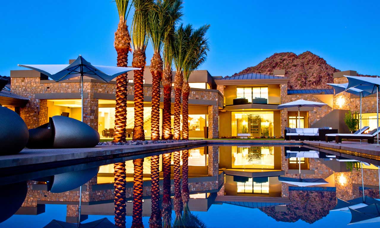 Birds Nest - Scottsdale Custom Home - Modern Architect - Kendle Design Collaborative (10) Iron Wood Modern Residence