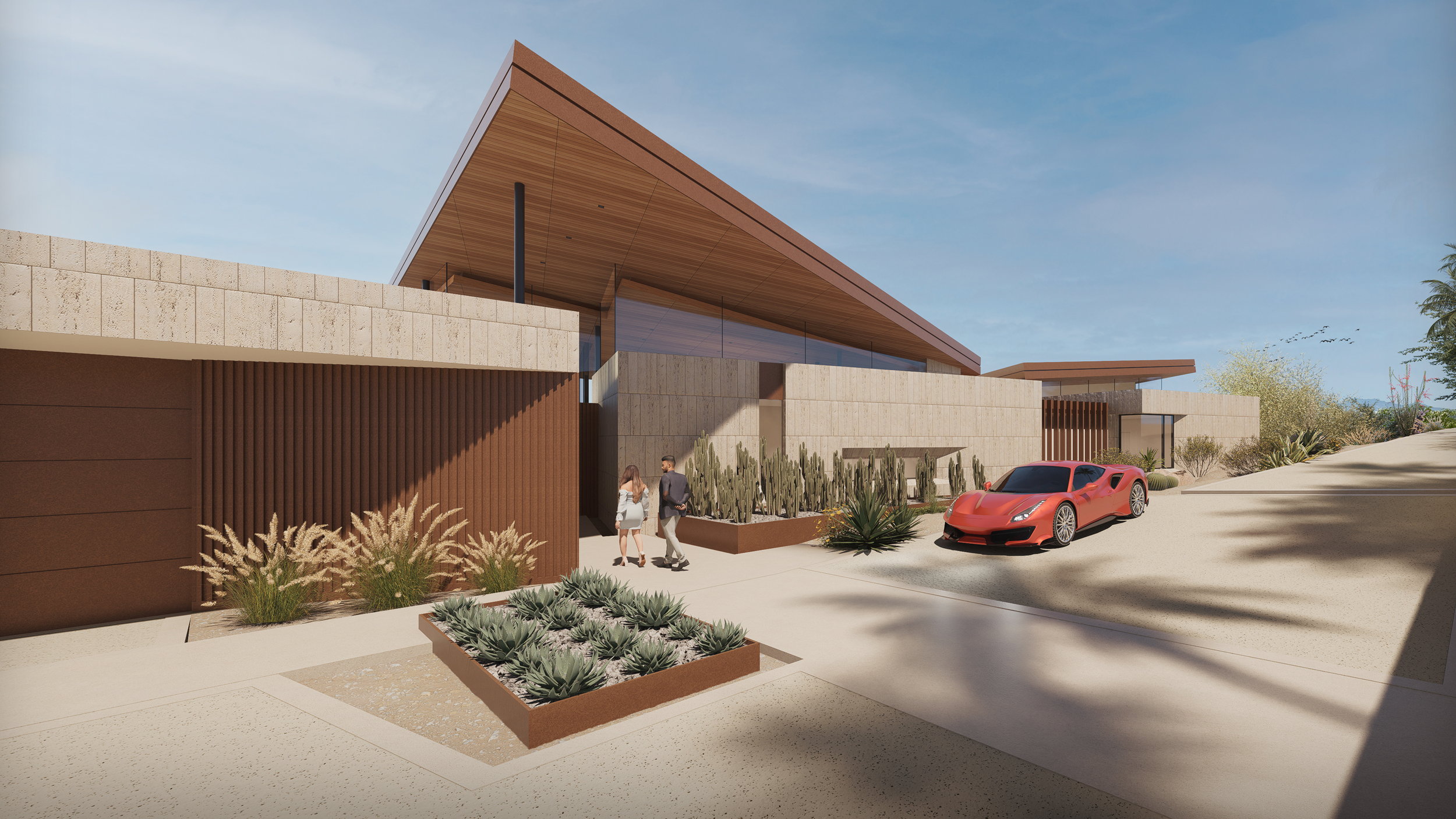 D5_Scene 5 Birds Nest – Scottsdale Custom Home – Modern Architecture
