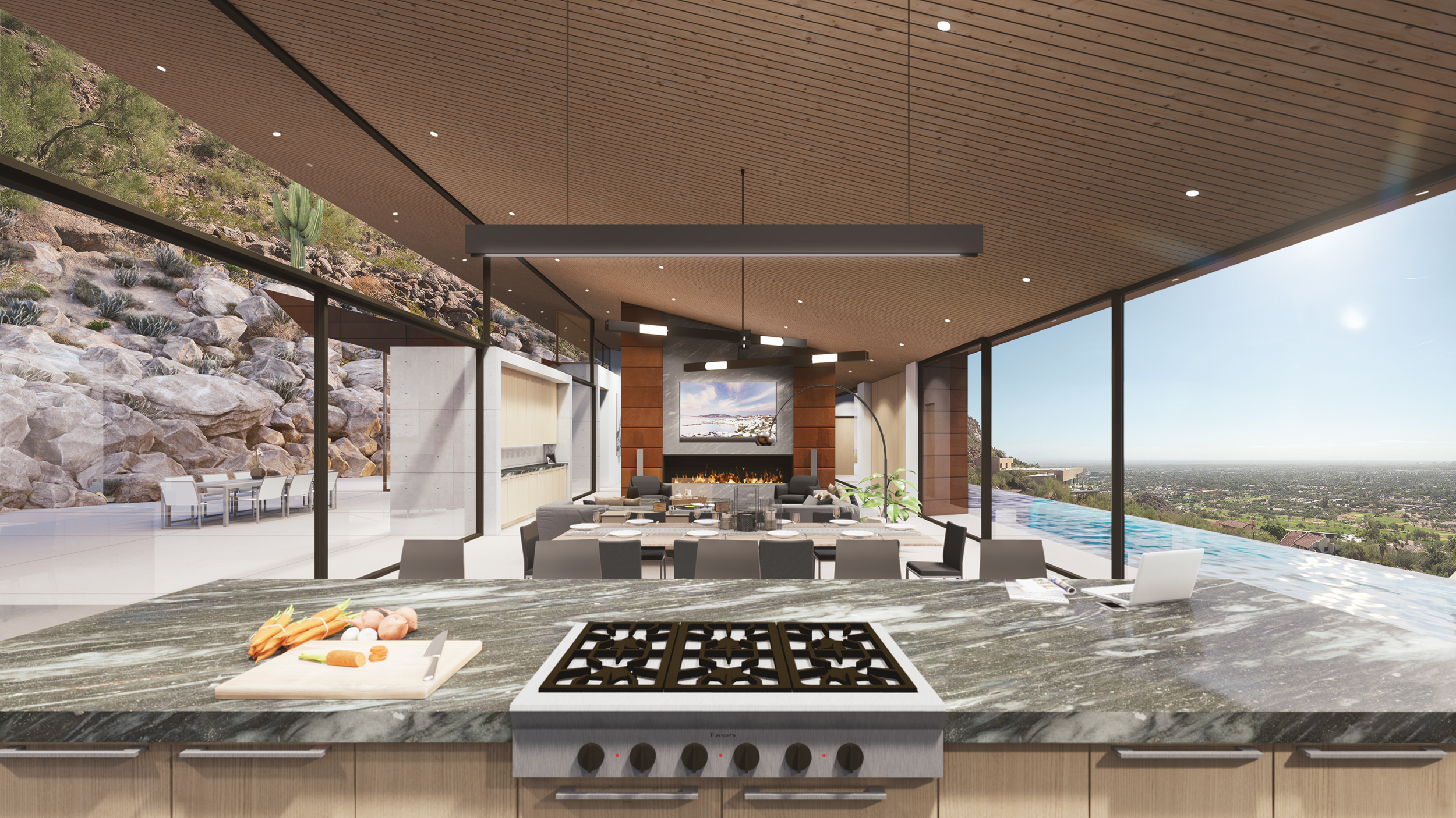 Desert Bridge_Kendle Design_ Modern Hillside Home Phoenix (1)