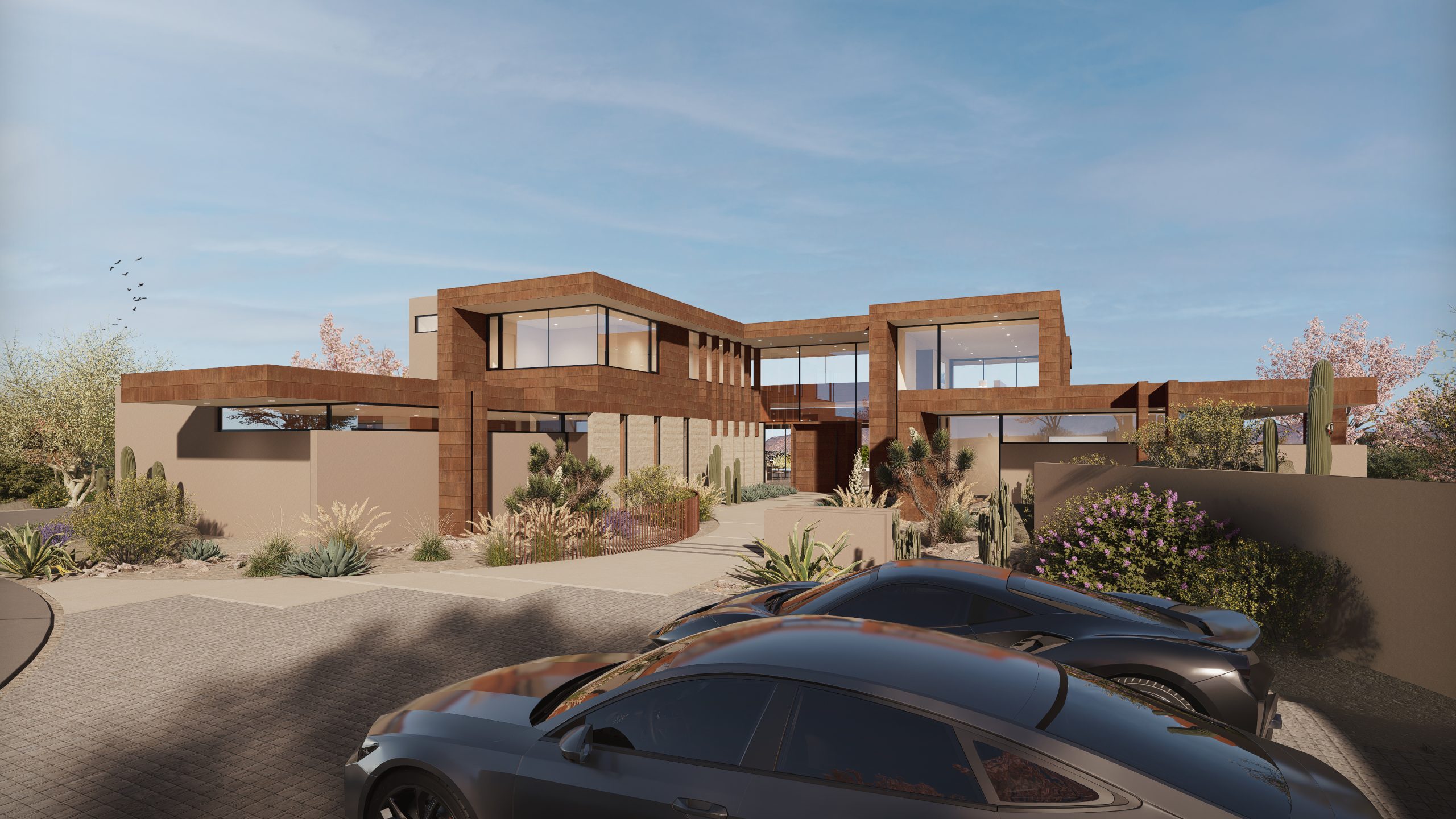 Desert Embrace (3) Birds Nest – Scottsdale Custom Home – Modern Architecture