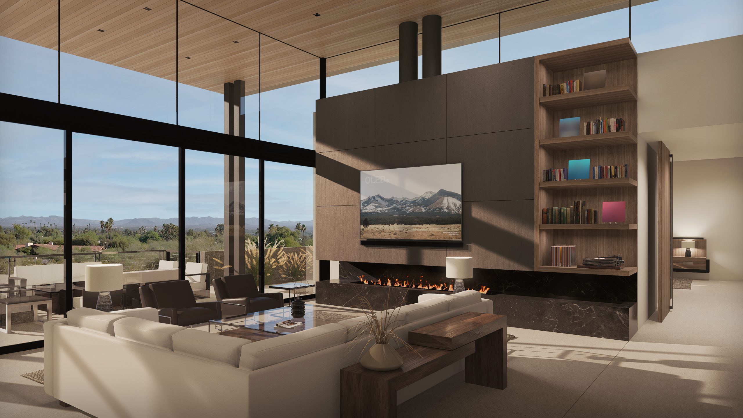 Feline Frontier (4) Birds Nest – Scottsdale Custom Home – Modern Architecture